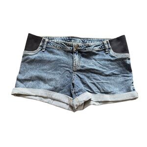NWT Isabel Maternity Denim Blue Women's Shorts